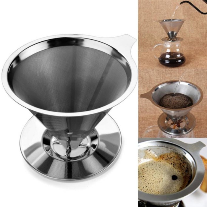 OneTwoCups Filter Penyaring Kopi Double Layer Cone Coffee Filter Dripp