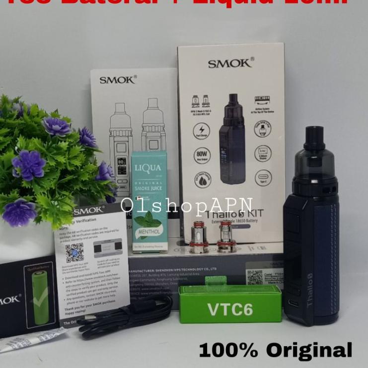 New elektronik tinta [73] Vapee Vapoor SMOKEE THALO S KIT 80W Free Baterai+L 10ml mesin uap ezgt813