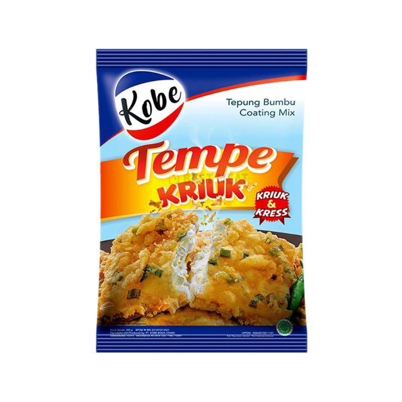 Kobe Tepung Bumbu Tempe Kriuk Kemasan 200 Gram