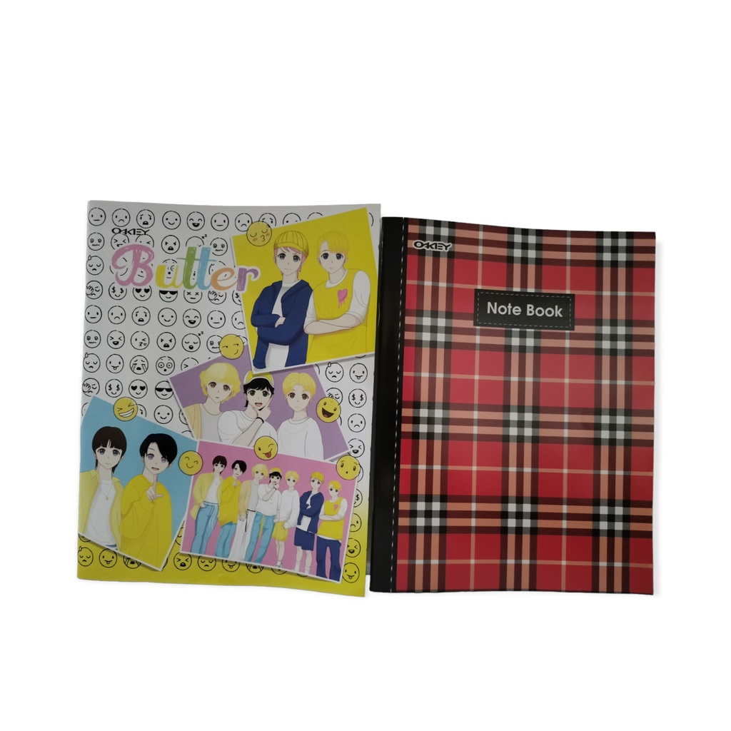 

Buku Tulis OKEY 38 Lembar Motif BTS Random dan Burbery Red