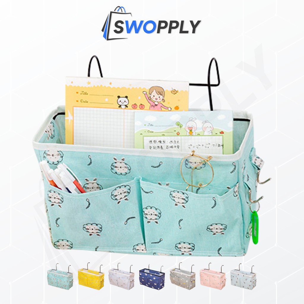 Swopply HL0226 Tas Penyimpanan Gantung Organizer Bedside Storage Serbaguna Tas Gantung