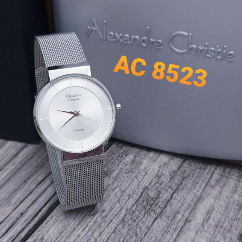 Jam Tangan Wanita Alexandre Christie AC 2583 Original Waterproof 3 ATM Garansi Mesin 1 Tahun