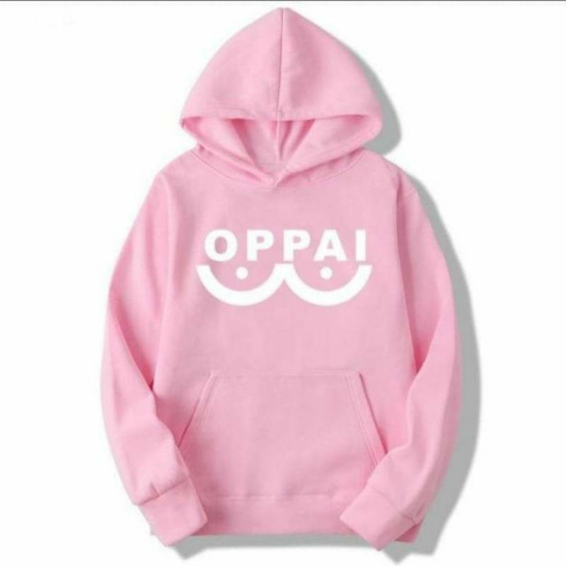 Hoodie Jumper Oppai Steatment printing