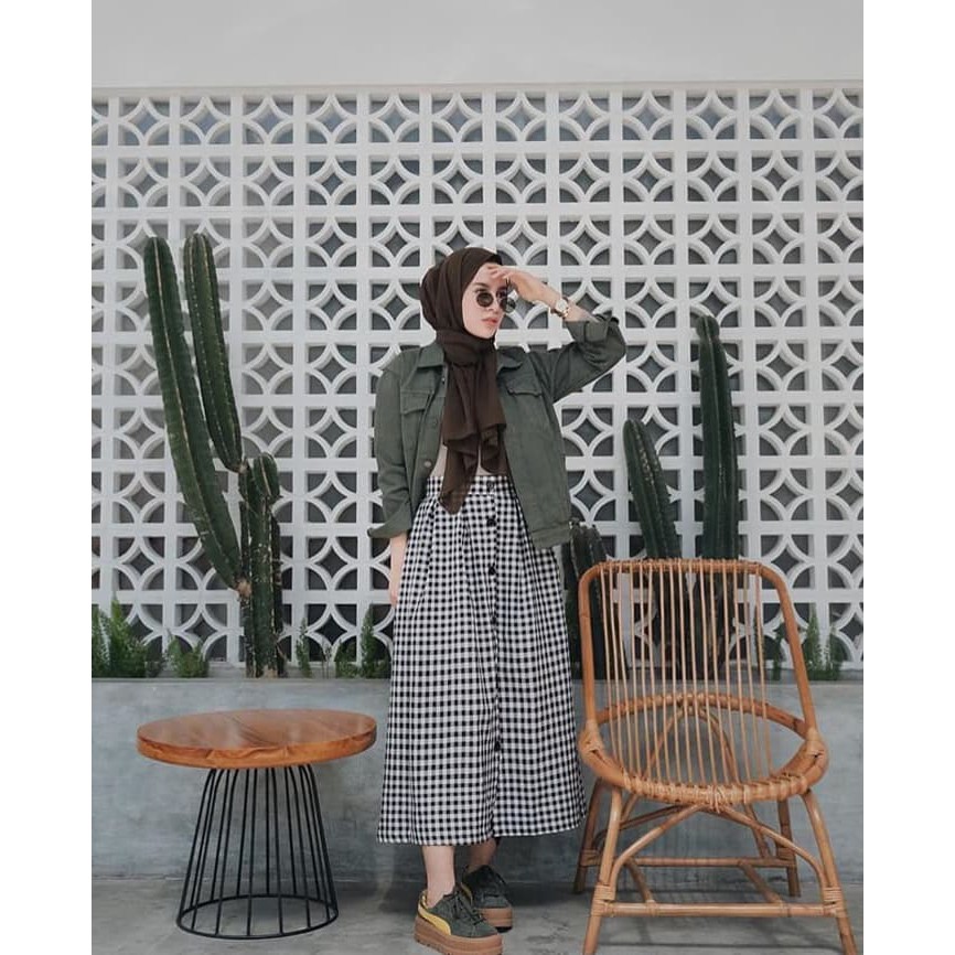 Jacket Jeans Hijau Army Denim Zara Jaket Tebal Import - Hijau Tua