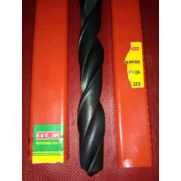 mata bor besi hss 24.5 mm mata bor model kones hss traper shank twist drill bit