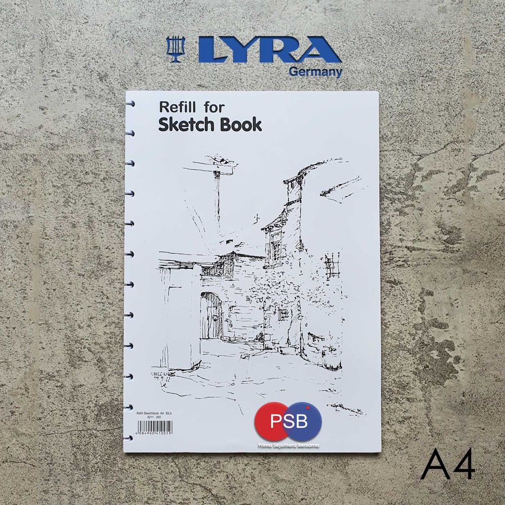 

Refill / isi ulang Lyra Sketchbook A4 JunDW