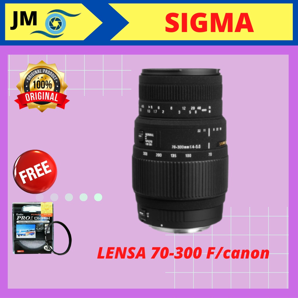 Lensa Sigma 70-300 F/canon
