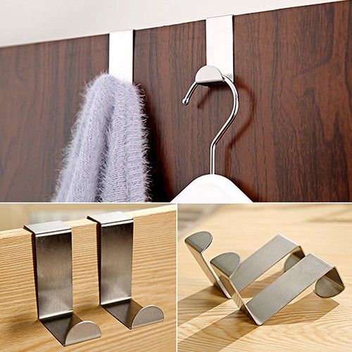 Elegan Hooks Stainless steel belakang pintu jenis multiFUNGSI kualitas tinggi