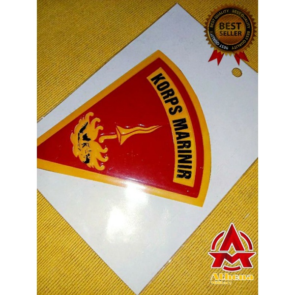 Stiker Embos marinir segitiga|Stiker Segitiga Marinir|Stiker Marines