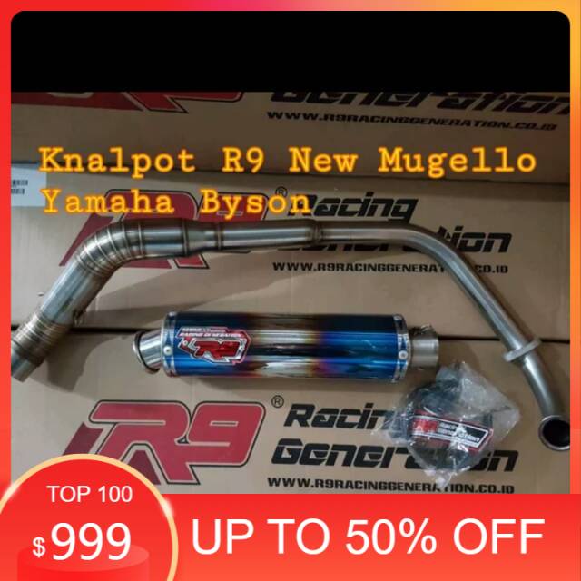 murah KNALPOT R9 BYSON R9 NEW MUGELO   *