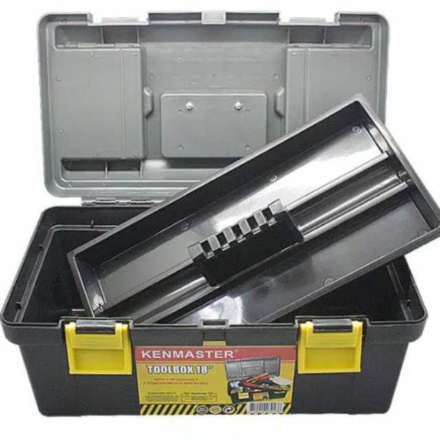 Tool Box 18inch - Kenmaster Kotak Box Perkakas Serbaguna