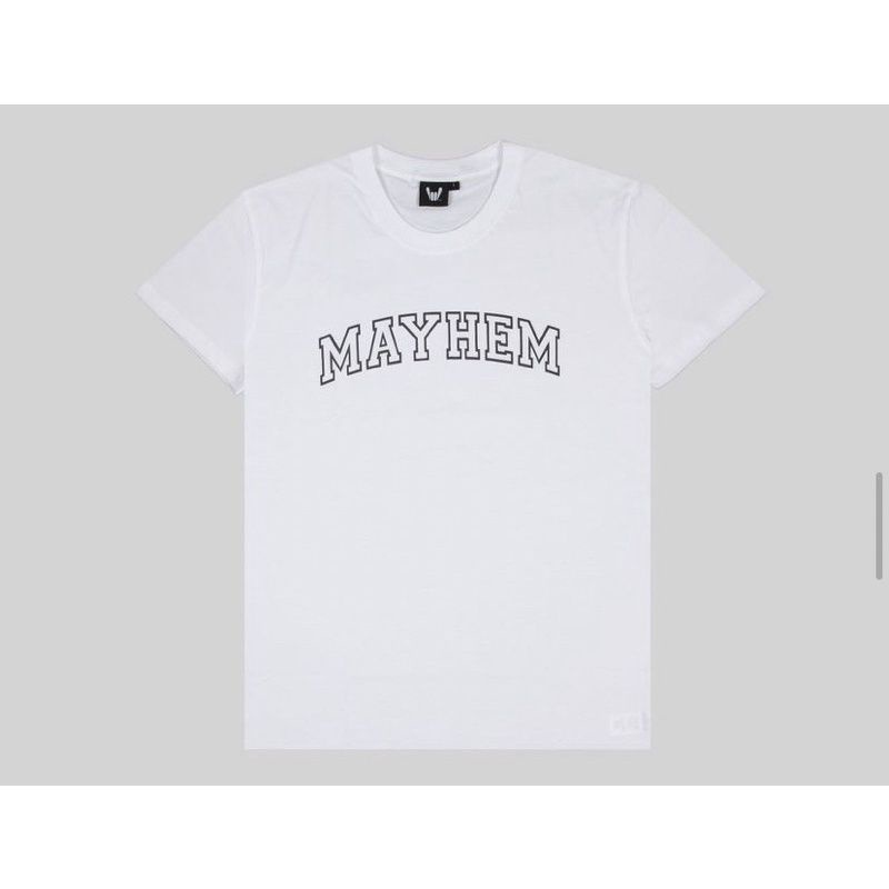 baju kaos tshirt distro keren pria wanita mayhem bali font blok bahan cotton 30s