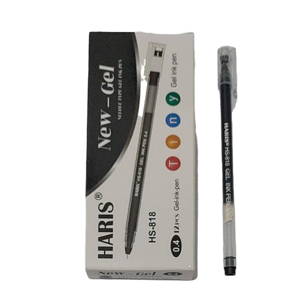 

MG - PULPEN HARIS NEW GEL H-818 0.4 MM - 12 PCS