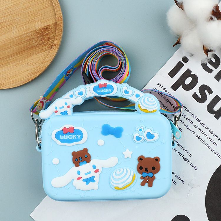 LX804588 Tas SELEMPANG ANAK  Karakter Lucu Talpan Bisa diatur  Import 1kg bisa 6 tas supplier tas import  EL 4588