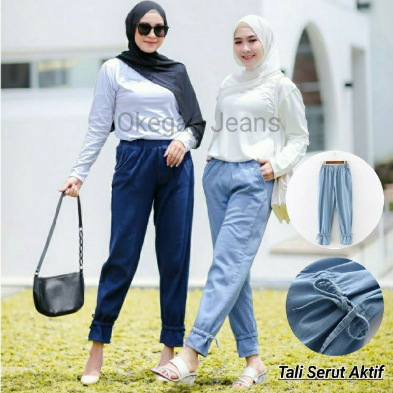 BOYFRIEND JEANS CELANA PANJANG WANITA BAGGY PANT WANITA JEANS DENIM