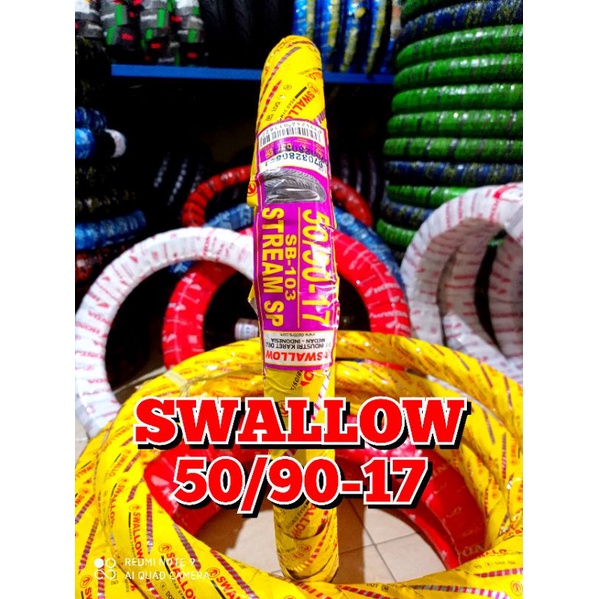 ban motor swallow slb-103  50/90-17 atau 200-17 ban babyloc ban cacing ban bebek ban ring 17 ban lua