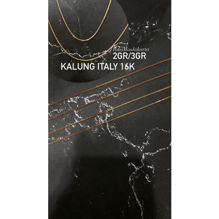 kalung italy 16k 2gr/3gr (k700)