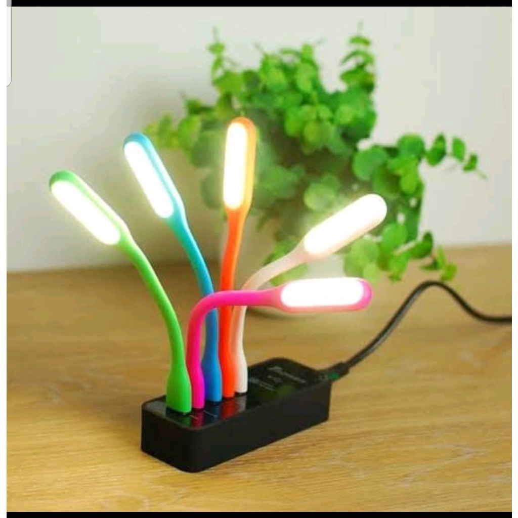 Lampu USB LED Portable Flexible Stik Lamp Stick Lampu Baca Stick and Click Stik n Klik