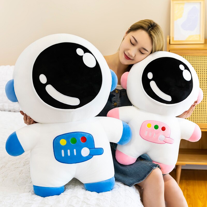 Boneka Mainan Mewah Astronot Lucu 40cm Hadiah Bantal Super Lembut Untuk Anak Laki-Laki Dan Perempuan