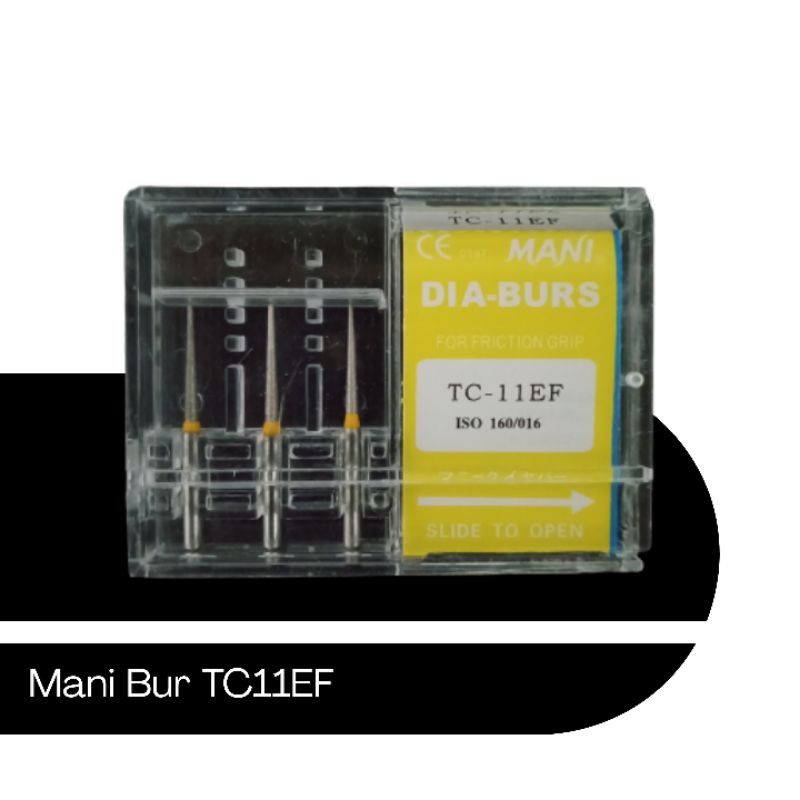 Bur diamond mani bur TC11EF