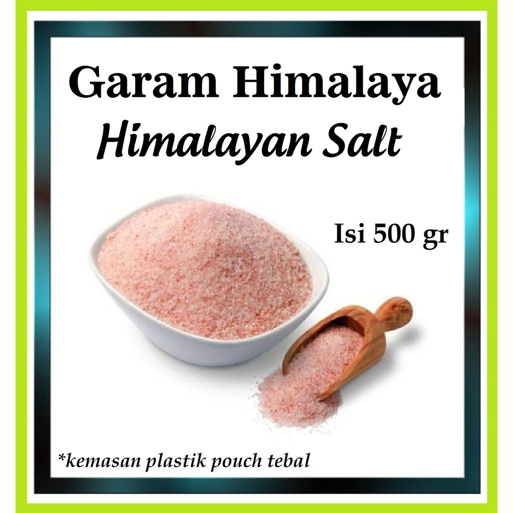 

himalayan pink salt / garam himalaya original 500 gr