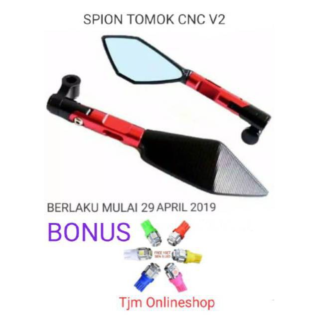 Spion Motor Variasi Tomok V2 Nmax Full Cnc Model Rizoma Vixion Vario Mio Nmax Pcx Aerox Cbr Fu