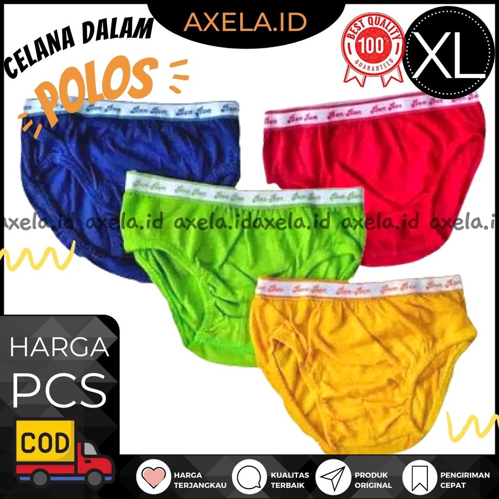 Celana dalam anak 5-7 Tahun Size XL Karet Polos/cd anak laki-laki /celana dalam anak murah cowok- AX