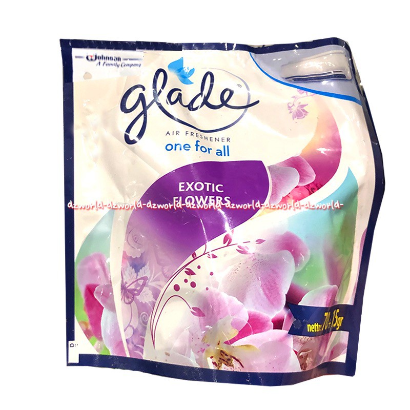 Glade Air Freshener Lemon Squash 70gr Pewangi Ruangan Gantung Wangi Orange Peach Ocean Fresh Flowers Glad One For All