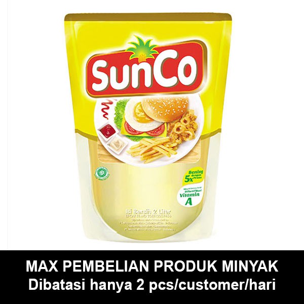 

Sunco Cooking Oil Reffil 2 Liter