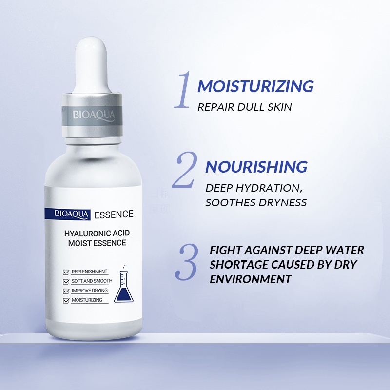 BIOAQUA Serum Moisturizing Essence 30ml Niacinamide Hyaluronic Acid Acne Care