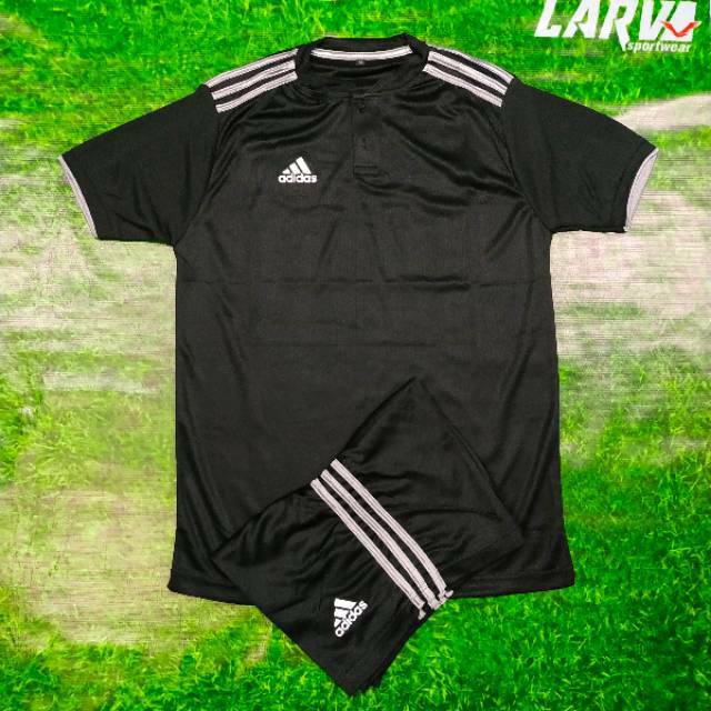 jersey adidas hitam