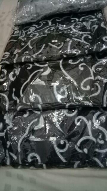 Diskon Bswart Batik Hrb026 Kenongo Hem Pendek Padi Pekalongan M L Xl Batik Pria Murah Modern Grosir