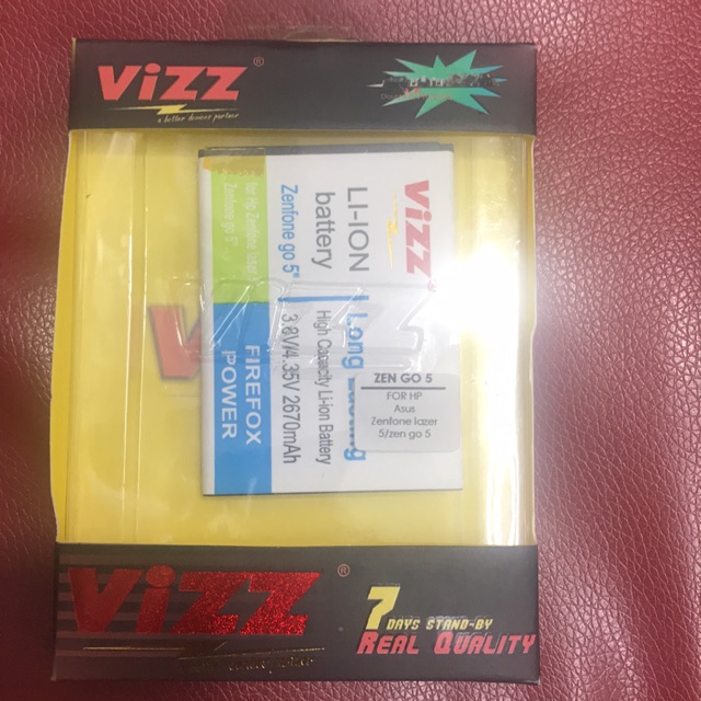 BATERAI BATRE BATTERY VIZZ MURAH  ASUS ZENFONE GO 5 ZENFONE LASER 5 2670MAH DOBBLE POWER BATRE VIZZ