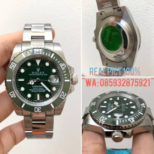 JAM TANGAN PRIA ROLEX SUBMARINER MESIN MIYOTA JAPAN AUTOMATIC KW SUPER AAA