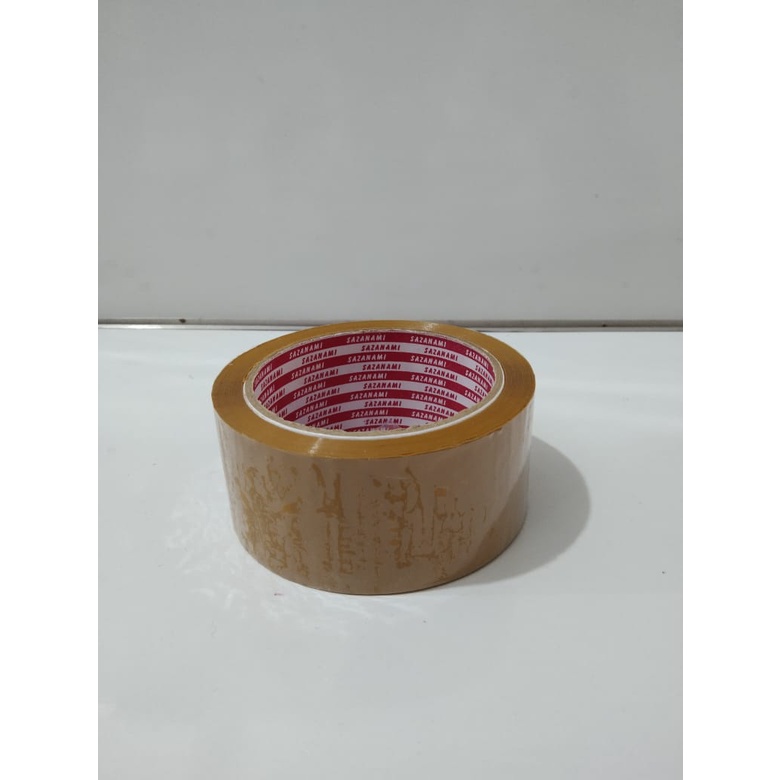 

ISOLASI COKLAT / SELOTIP COKLAT / LAKBAN COKLAT 2 INCH - SAZANAMI