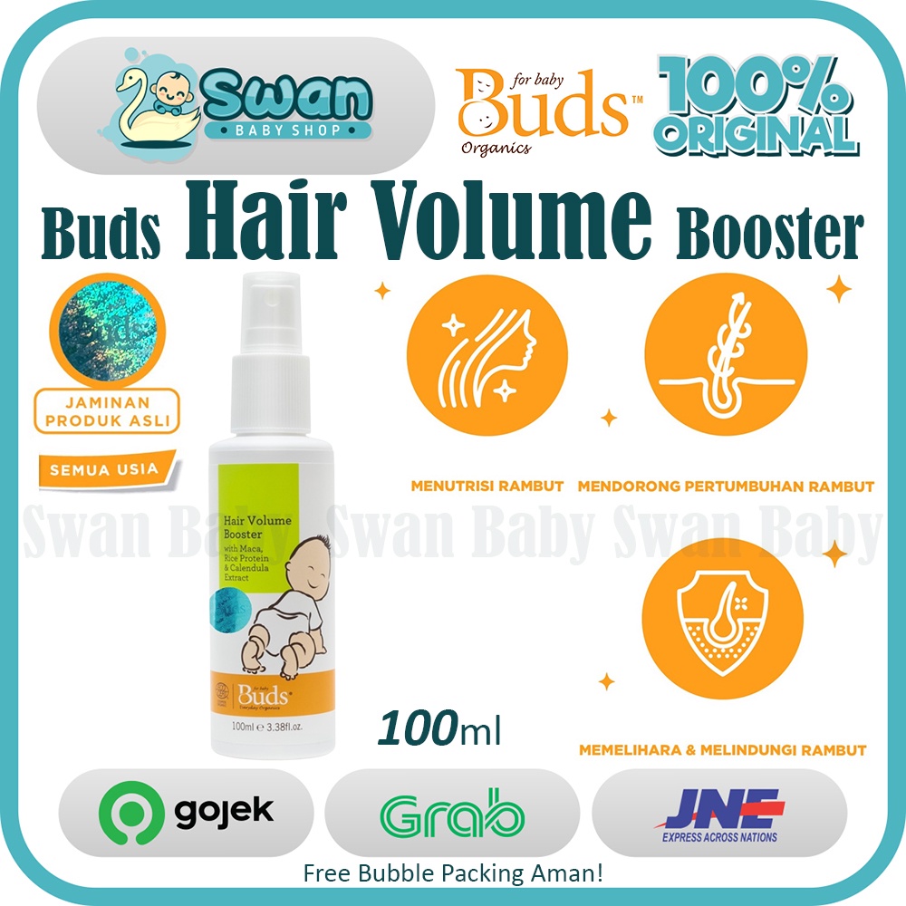 Buds Organics Hair Volume Booster - Penumbuh &amp; Penebal Rambut Bayi