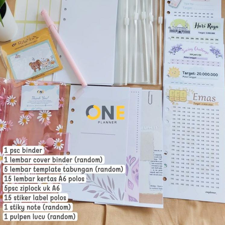 

Stok terbatas!.. PAKET BUDGETING BINDER A6