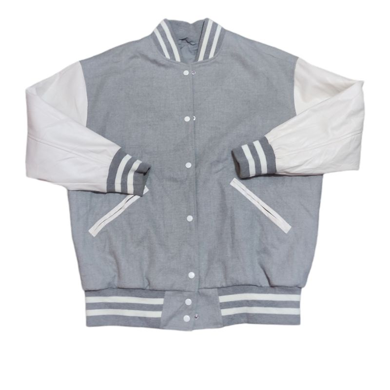 Varsity Uniqlo/Gu Tangan Leather Second Varsity Pria Wanita Second Bekas