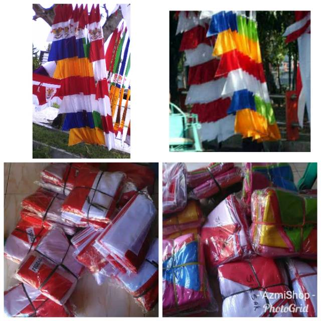 Bendera Umbul - Umbul 10 Mata 8 Mata 5meter sablon Garuda