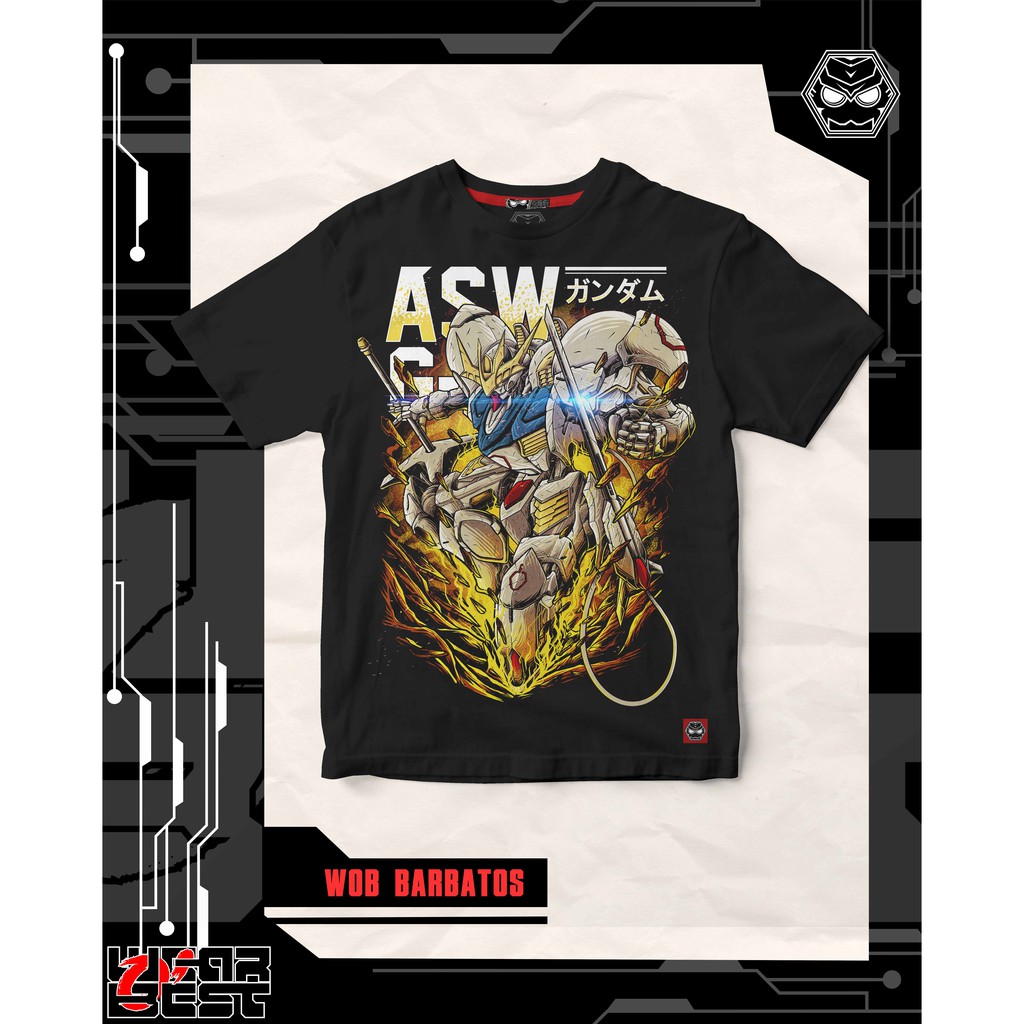 Baju Kaos Anime Gundam Barbatos