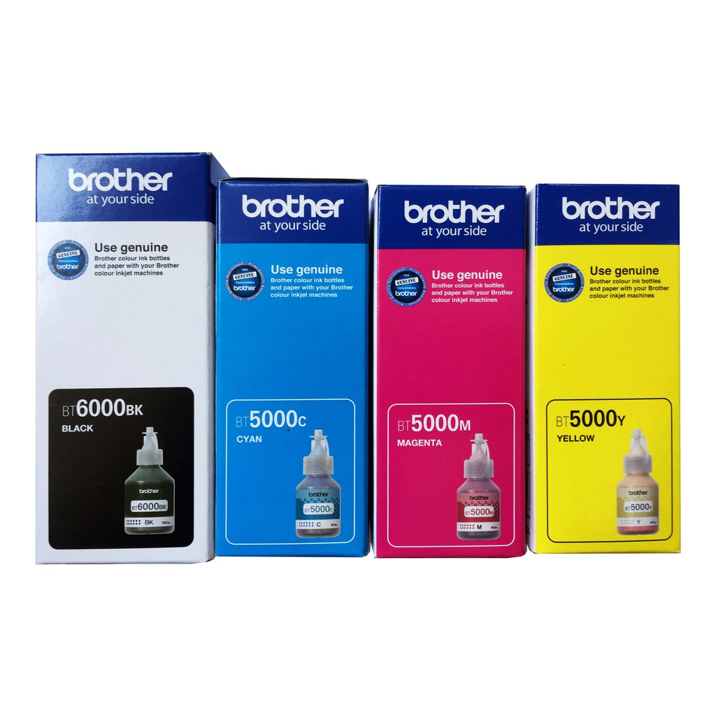 Tinta Brother BT 5000 / 6000 cyan magenta yellow original DCP-T300 T500W T700W T800W ori