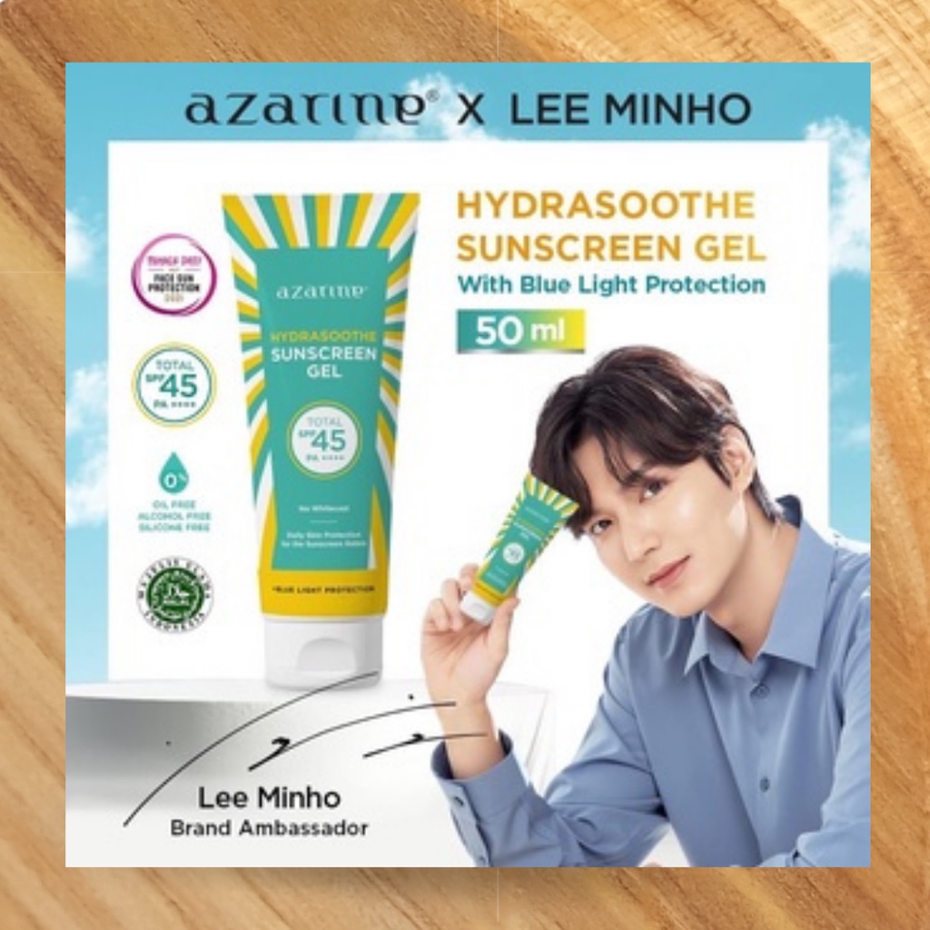 BPOM AZARINE HYDRASOOTHE SUNSCREEN GEL SPF 45PA++++ / SUNSCREEN AZARINE / SUNSCREEN GEL SPF 45 PA+++