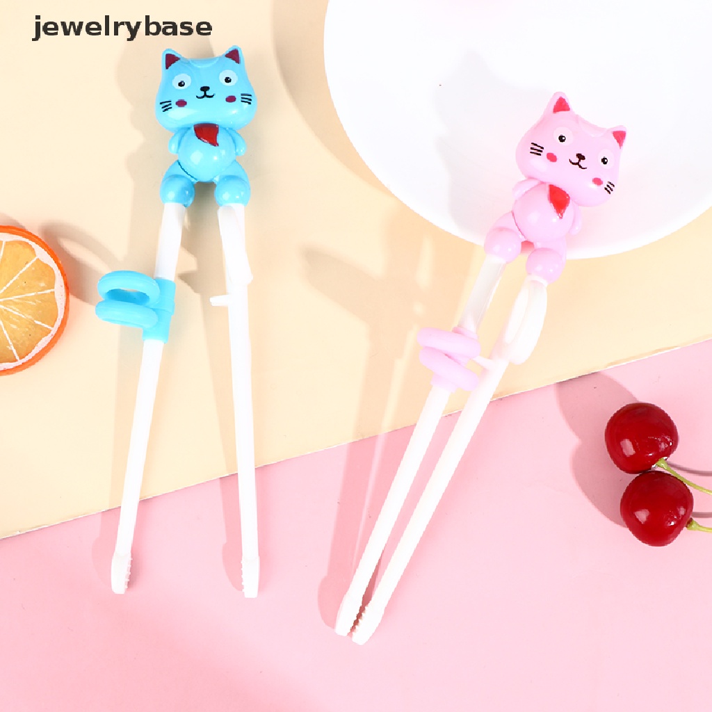 (jewelrybase) Sumpit Motif Kartun Kepala Hewan Untuk Latihan Makan Bayi / Anak