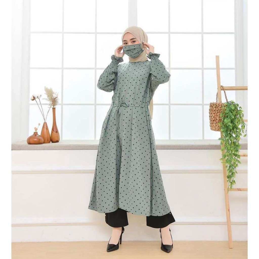 TUNIK POLKA FREE MASKER