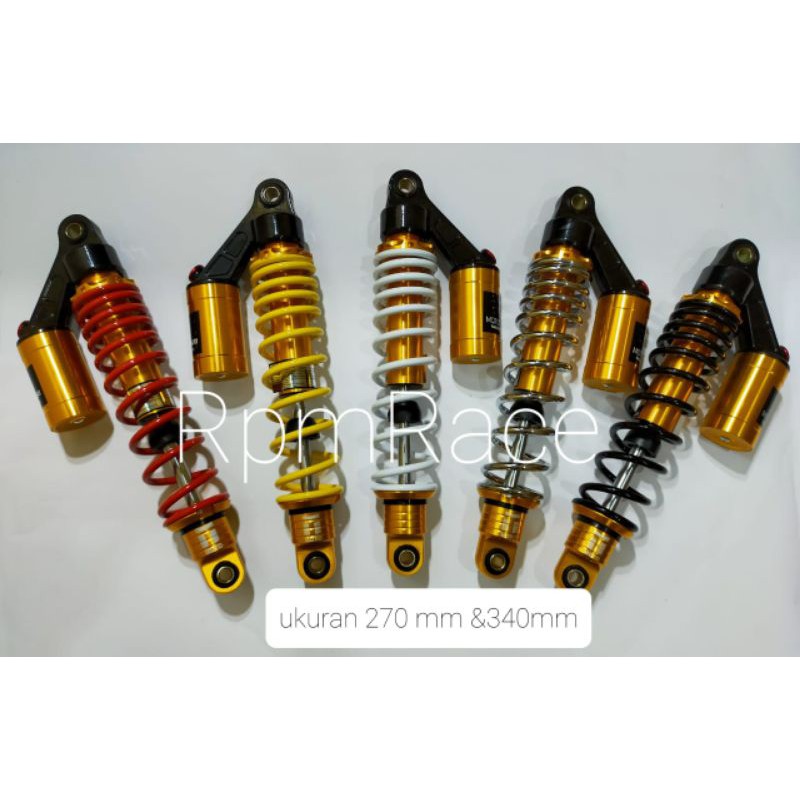 Shockbreakee shock belakang tabung atas bebek 270 mm 340mm Jupiter z vega r new fzr wave supra/fit