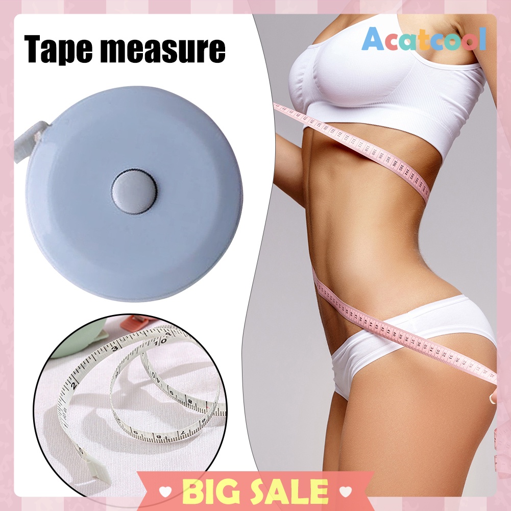 150cm Sewing Tailor Tape Measure Retractable Body Height Measuring Meter