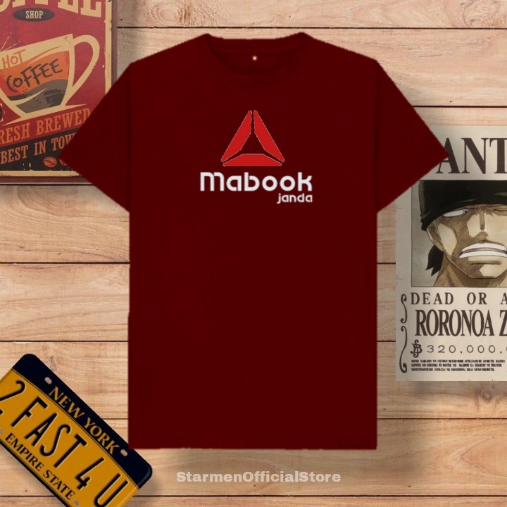 Kaos Distro Unisex MABOOK Katun Combed 30s / sablon polyflex /polyflex premium / Pakaian Pria Wanita Atasan Cowok Cewek /kaos kekinian / kaos viral / tshirt tumbrl tee basic /SIZE M , L , XL , XXL / kaus oblong oversize kaos murah best seller ready