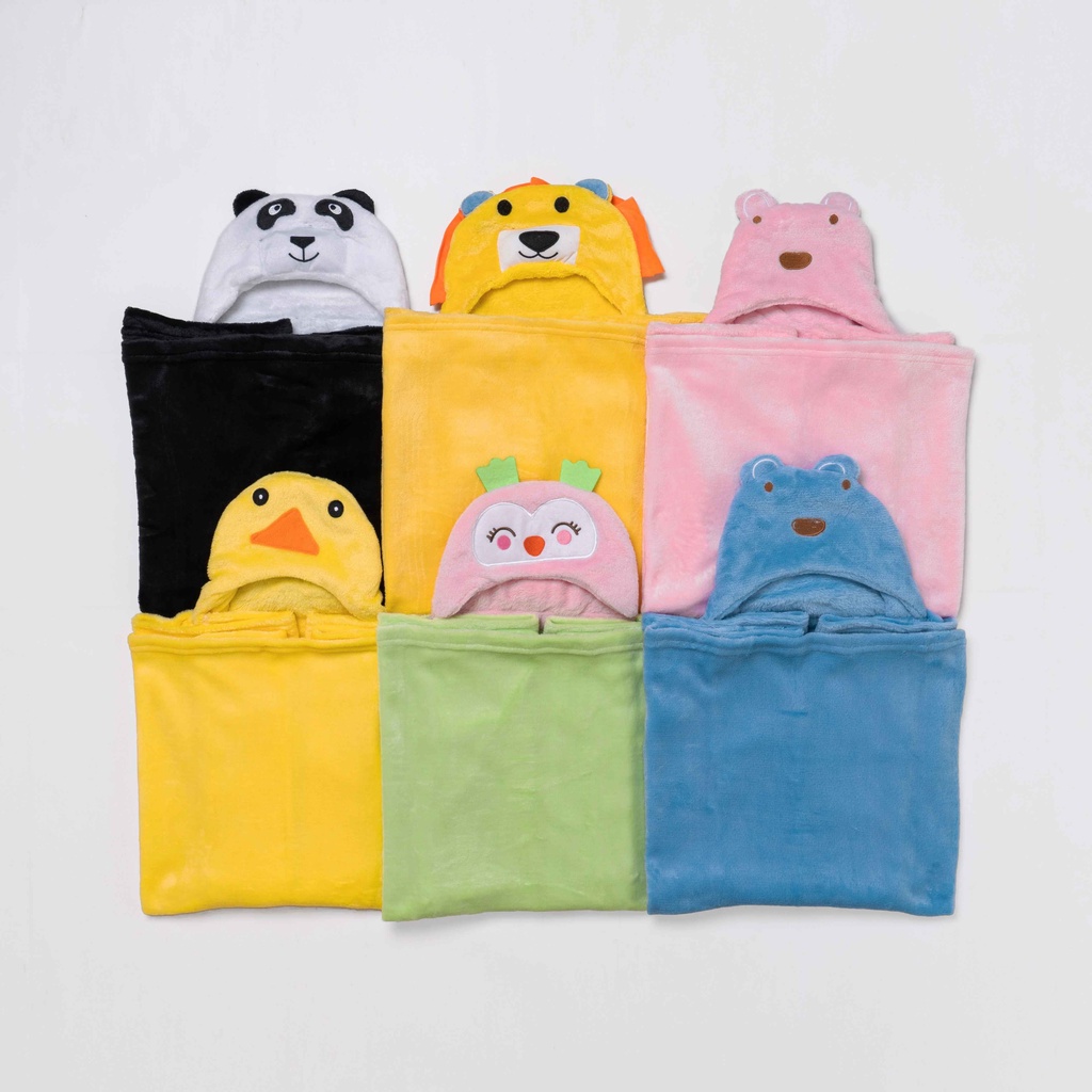 Bebiso - Selimut Bayi (Baby Blanket with Hoodie)