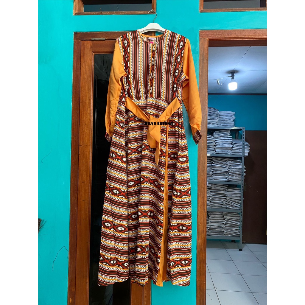 DRESS MUSLIM / GAMIS RAUNA RK - 22 / FASHION MUSLIM