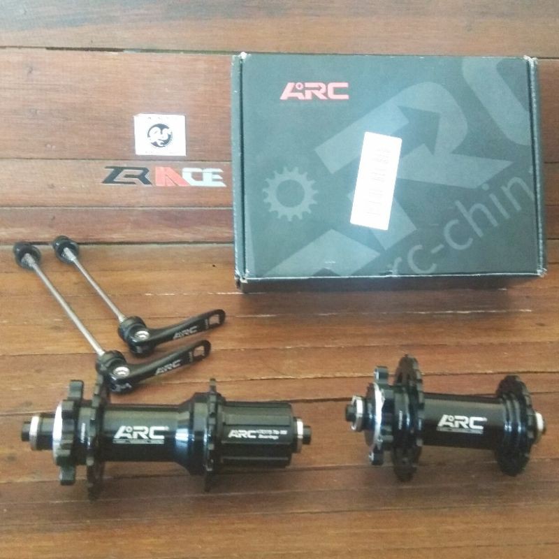 HUB FREEHUB BEARING JANGKRIK TAWON ARC MT-006 QR BLACK ANODIZED 1 SET